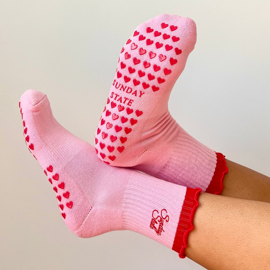 PINK CRUSH Grippy Socks